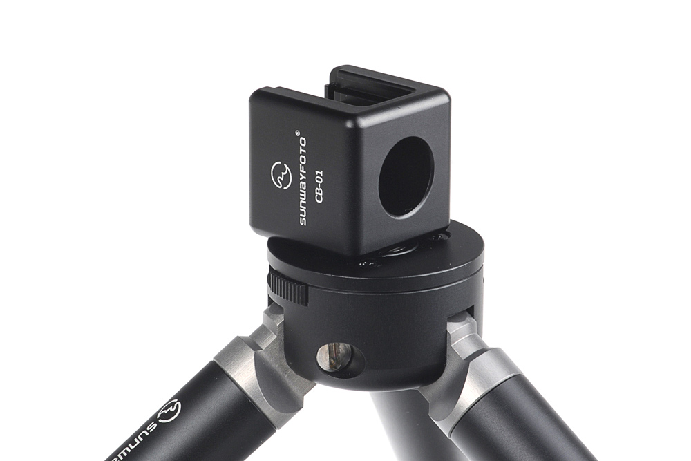 SunwayFoto CB-01 Cold Shoe Adapter with 1/4 inch Tripod Mount - Image 4