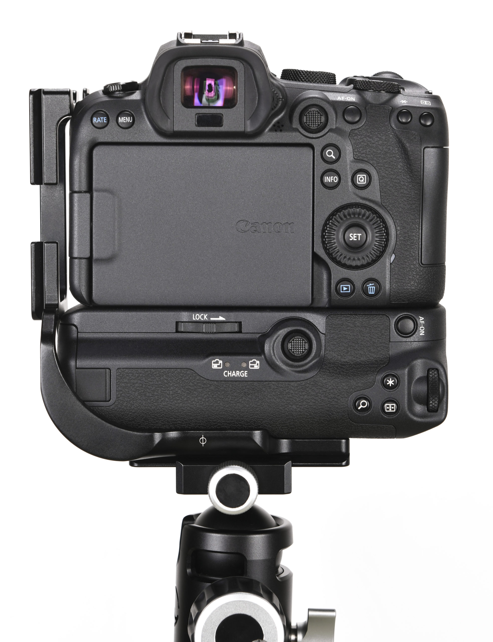 Sunwayfoto PCL-R5G Custom L Bracket for Canon EOS R5/6 with Battery Grip - Image 3