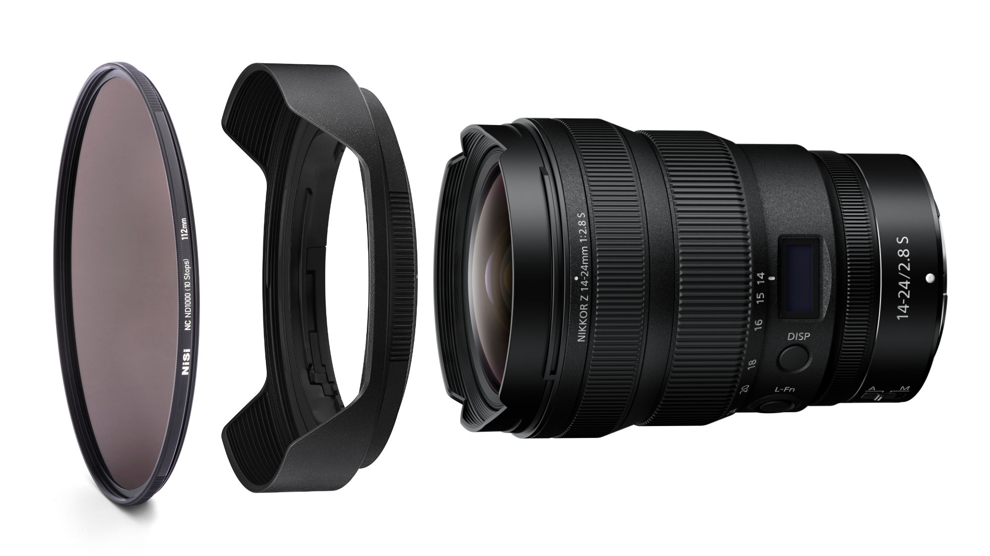 NiSi 112mm Circular NC ND1000 (10 Stop) Filter for Nikon Z 14-24mm f/2.8S - Image 2