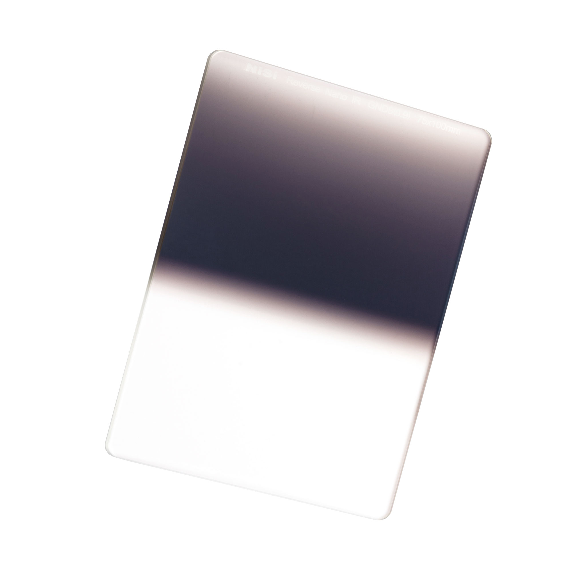 NiSi 75x100mm Nano IR Reverse Graduated Neutral Density Filter - ND4 (0.6) - 2 Stop