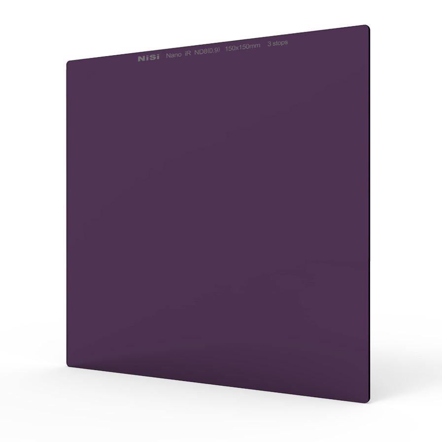 Nisi 150x150mm Nano IR Neutral Density filter - ND8 (0.9) - 3 Stop