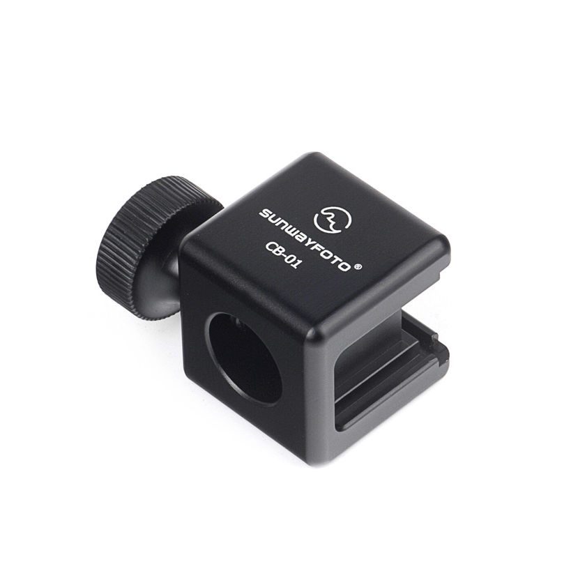 SunwayFoto CB-01 Cold Shoe Adapter with 1/4 inch Tripod Mount